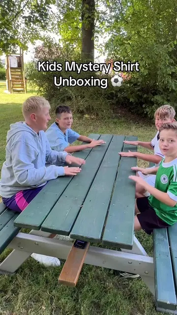 Kids Mystery Shirt Unboxing ⚽️ #mysterychamps #unboxing #fussball #kids #footbal