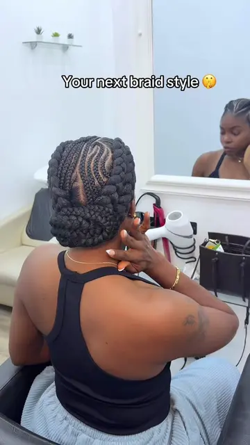 Out here doing it for my sisters 🥰🤫 #newbraids #braidedhair #braidsstyle #stit