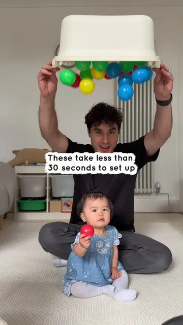 Here are some simple activities we’ve been trying with our 11-month-old. 1. Sock
