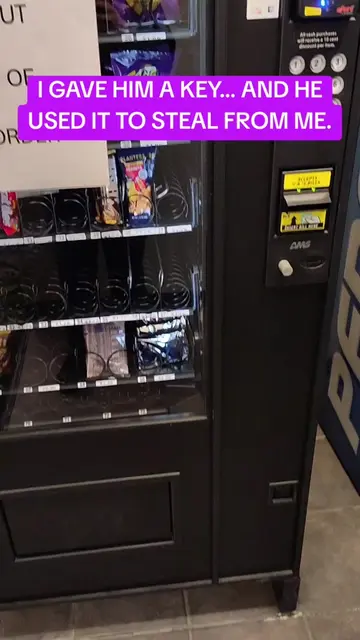 I trusted the barbershop owner with a key to my vending machine in case a custom