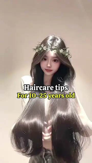 Haircare tips  for 10-25 years old 💅💓#viral #GlowUp #aesthglowu #aesthetic #be