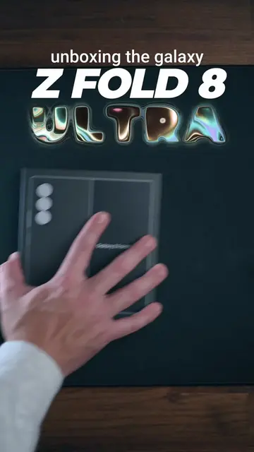 Unboxing the Galaxy Fold 8 Ultra #samsung #galaxy #Fold8 #Tech 