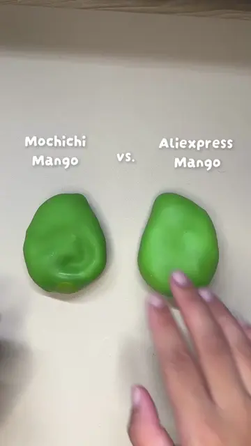Which one do you prefer? 😍  @MoChiChi mango or Aliexpress mango?  Crunchy color