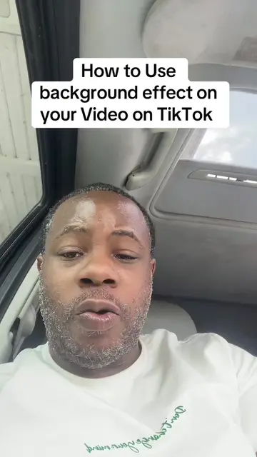How to Use background effect on your Video on TikTok #neweffect #tiktokupdate #t