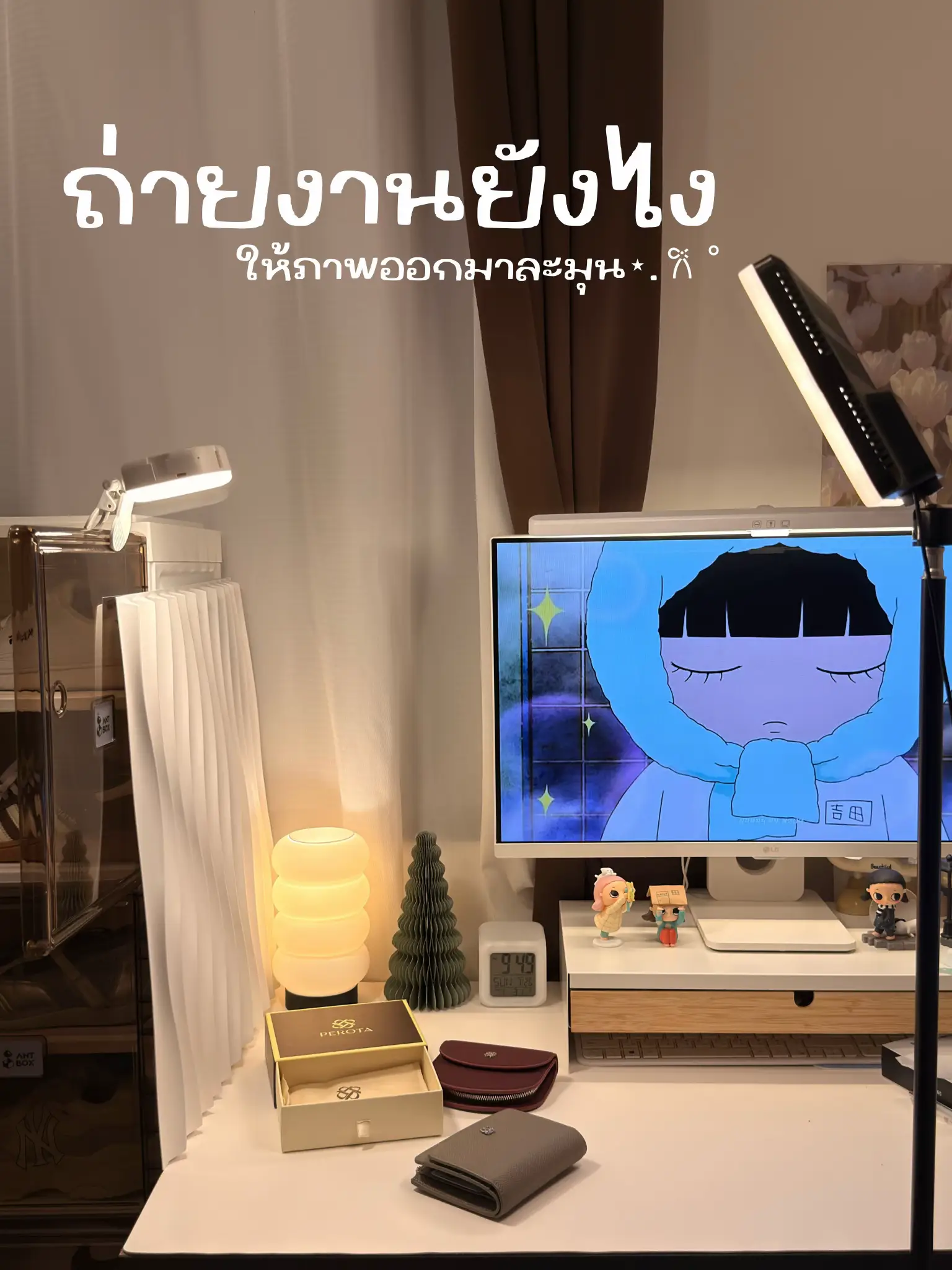 มีคนคอมเม้นท์อยากให้บอกวิธีจัดไฟถ่ายงาน วันนี้ป่านเอามาบอกแล้ว รวมถึงมาบอกทริคกา