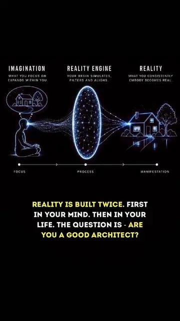 Your brain doesn't just observe reality. It constructs it. That's not philosophy