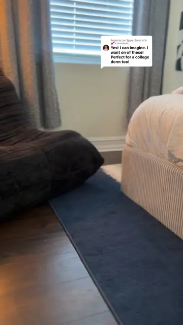 Replying to @Lori Eppe | Mom of 6 💕 this  memory foam bean bag chair is so comf