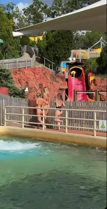 A water park is the best option for summer 😎 #waterpark #summervlog #viral #fy 