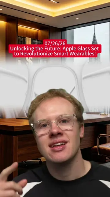 Unlocking the Future: Apple Glass Set to Revolutionize Smart Wearables! 🔮👓 #Ap