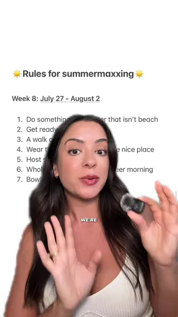 Only four full weeks of summer left so it’s time to kick summermaxxing into high