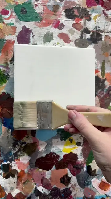 I like to do a quick underpainting in acrylic, then add more detail and nuance i