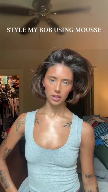 Trying a volumizing mousse on THE BAWBBBBBB and safe to say I’m never looking ba