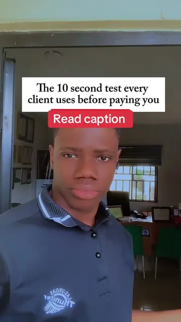10 Second Test Every Client Uses Before Paying You Most people think clients dec