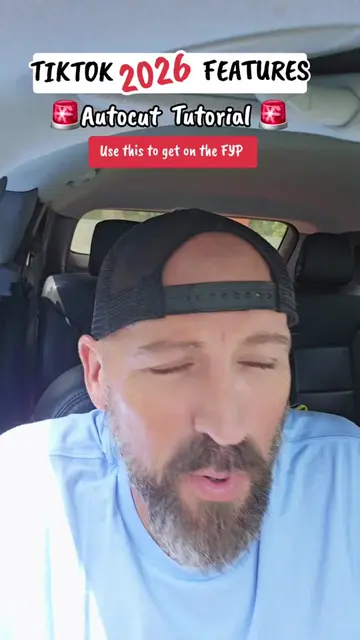 Tutorial included. Use TikTok's Autocut feature to get on the FYP  #newfeature #