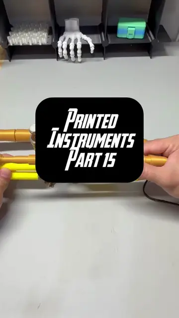 🎺 Printed Instruments Part 15: I printed a trumpet around real valves — because