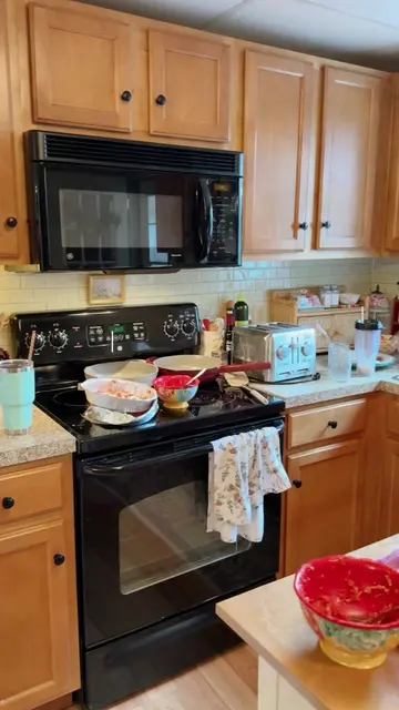 My kitchen desperately needed a reset after the busy weekend. I literally almost