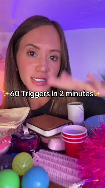 Which trigger was your favorite? 👀 this one might be a hard choice😴 #asmr #asm