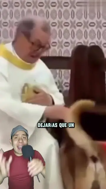 Un perrito sin hogar encontró refugio en una iglesia 🐶❤️⛪ #dog #pet #LearnOnTik