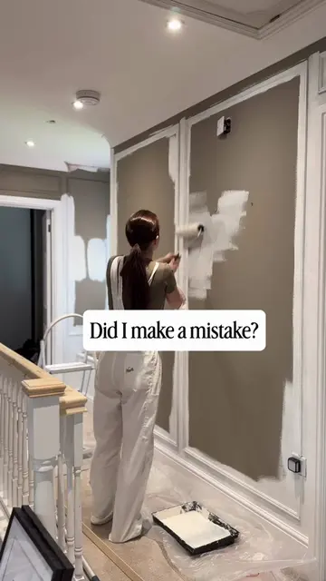What we thinking new paint or new husband? 😂 I mean it does look a lot brighter