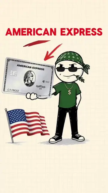 Benny gets the American express platinum card#animation #wealth #money #finance 