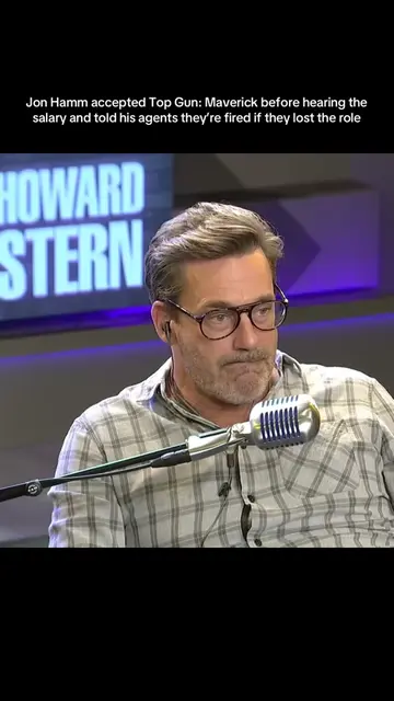 John Hamm tells Howard Stern he accepted Top Gun: Maverick before hearing the sa