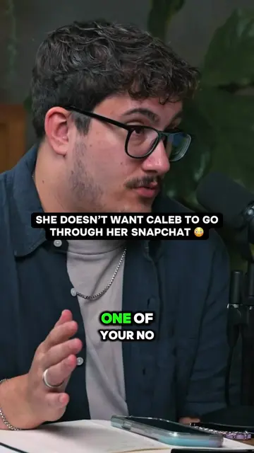 She didn’t want Caleb to go through her Snapchat especially 😳 @Caleb Hammer  Ep