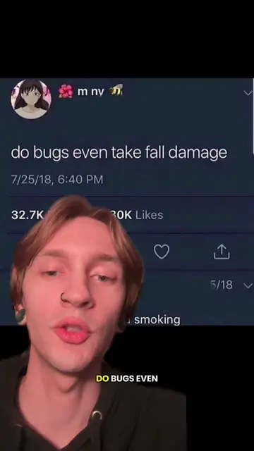 Do Bugs Take Fall Damage? #fyp 