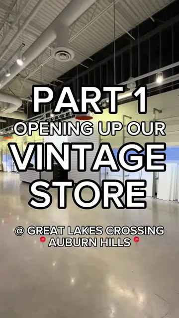 From empty space ➡️ vintage store. Follow along as we build Retro Fit at Great L