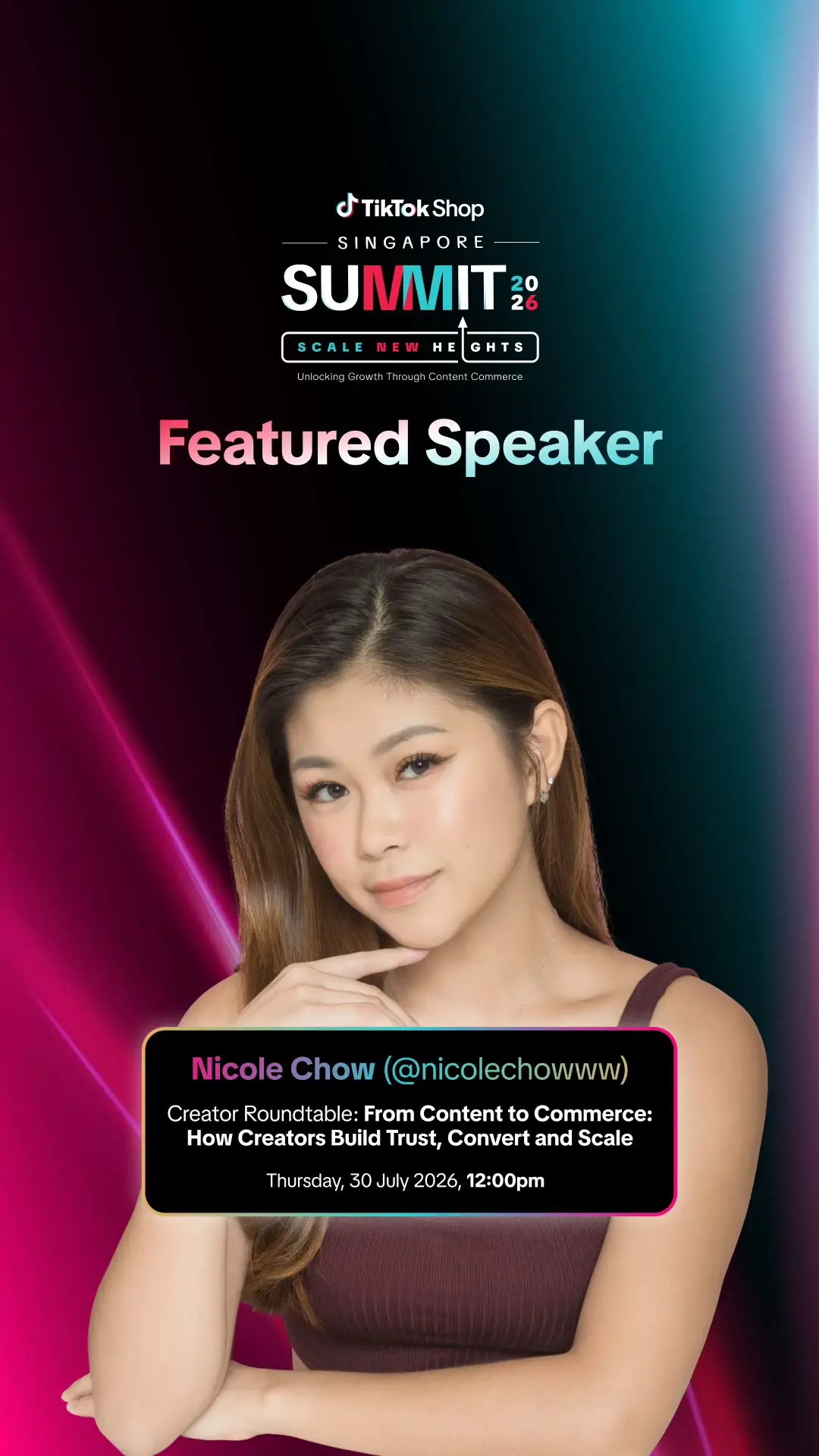We are just a few days away from TikTok Shop Singapore's first-ever Summit! 🎉 Y