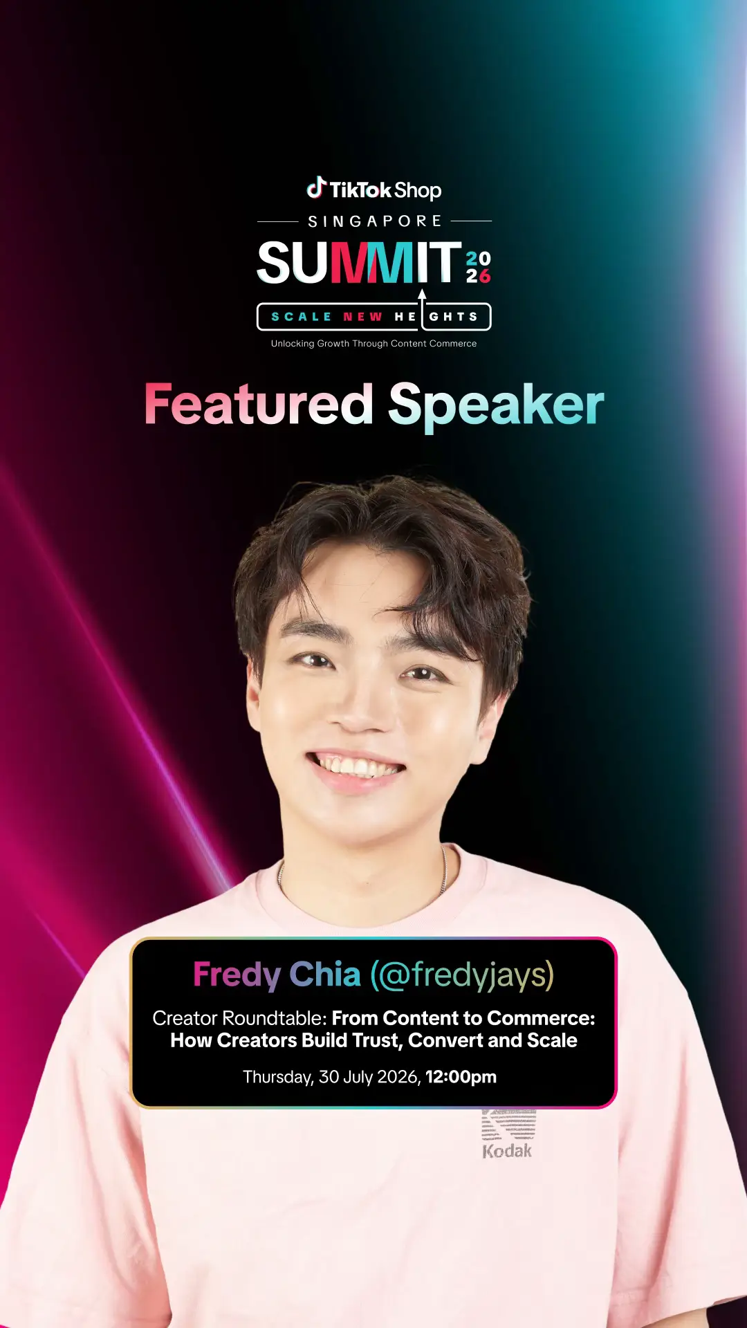 We are just a few days away from TikTok Shop Singapore's first-ever Summit! 🎉 G