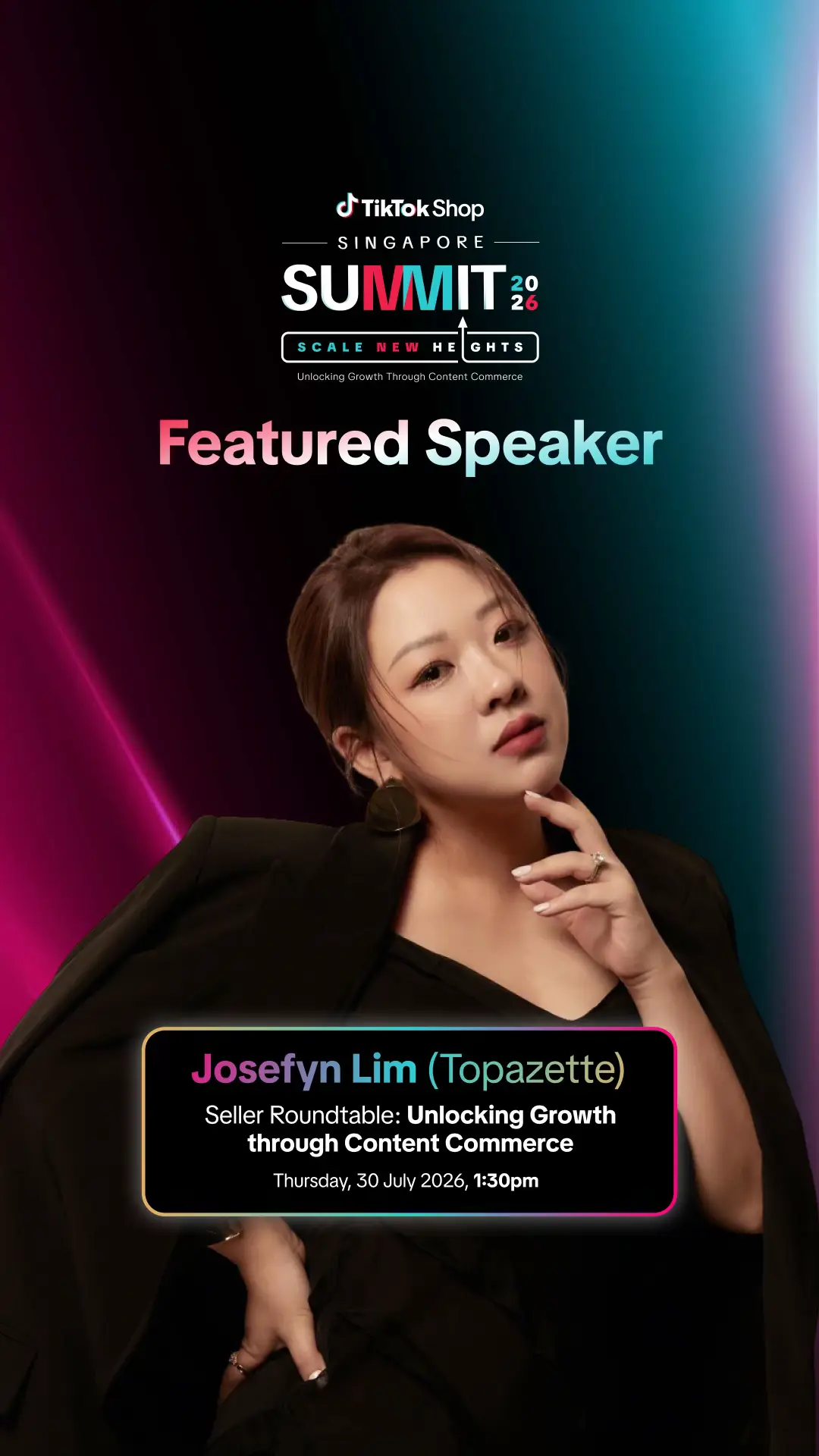 We are just a few days away from TikTok Shop Singapore's first-ever Summit! 🎉 ✨