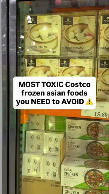 Toxic Asian foods at Costco , all scanned using olive app #costco #costcofinds #