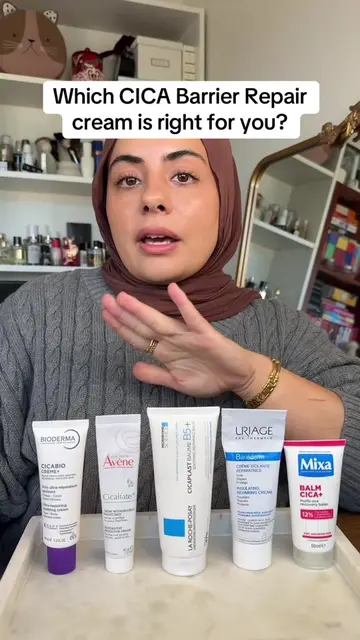 Comparing 5 different French pharmacy Cica creams to help you decide which one i