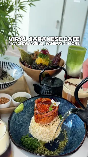 [ MUST TRY ] THIS VIRAL JAPANESE CAFE IS SERVING MATCHA BAGELS, KATSU SANDOS AND
