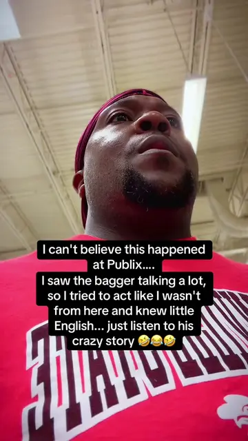 The strangest thing happened, and I caught it on tape at Publix. 