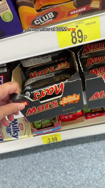New mars at B&M😍😍 #newin #newfoodsuk #new #libbiefitzpatrick 