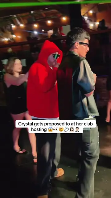 Crystal gets proposed to at her club hosting 😱👀🤯💍👰🏻‍♀️🤵🏻‍♂️ #fypシ゚viral 
