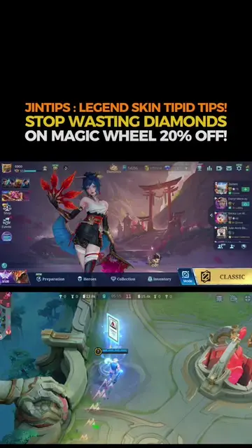 JINTIPS: LEGEND SKIN TIPID TIPS! STOP WASTING ON MAGIC WHEEL 20% OFF DISCOUNT! D