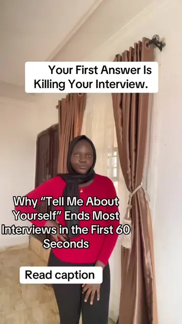 Why “Tell Me About Yourself” Ends Most Interviews in the First 60 Seconds The fi