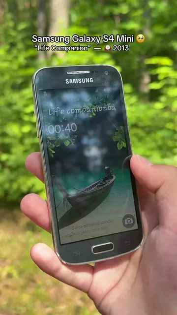 Samsung Galaxy S4 Mini Nostalgia ✨📱 The water ripple unlock effect 💧, “Life Co