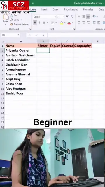 #Beginner 😭 vs Pro 😎 | Generate Random Numbers in Excel🚀 Excel me dummy data 