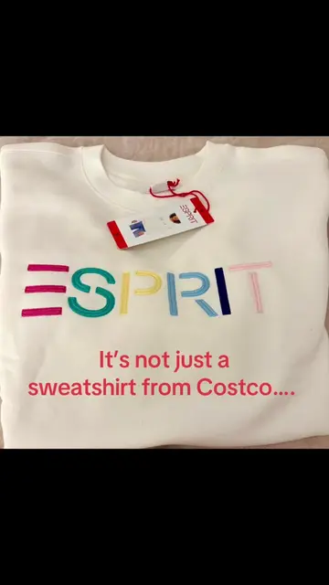 It’s more than a Costco sweatshirt #genx #espritsweatshirt #costcoesprit #costco