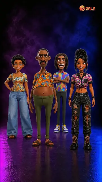 Chuma Bakari and Fam🔥  . Boost your business with eye-catching 3D animation ads