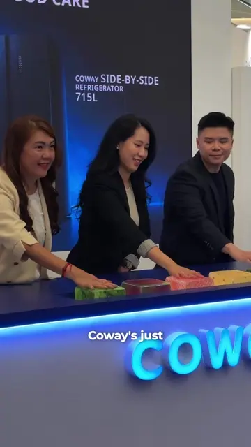 Coway’s doing fridges now? 👀 They just launched the new Coway Side-by-Side Refr
