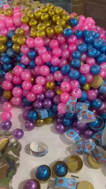 wide range of rainbow mystery dumpling squishies being produced. factory direct 