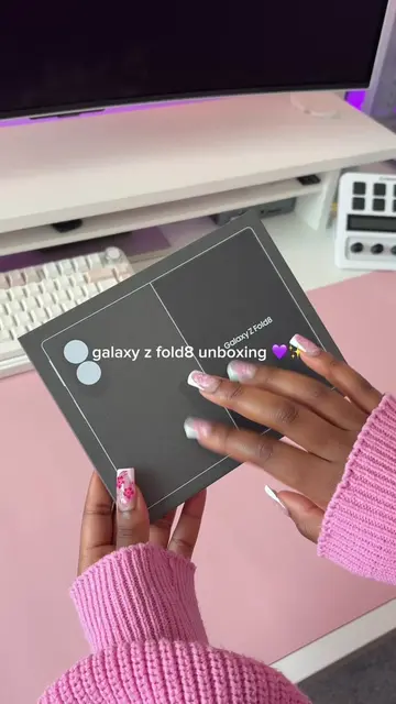 Galaxy Z Fold8 unboxing 💜 I’ve been loving watching YouTube videos on this bigg
