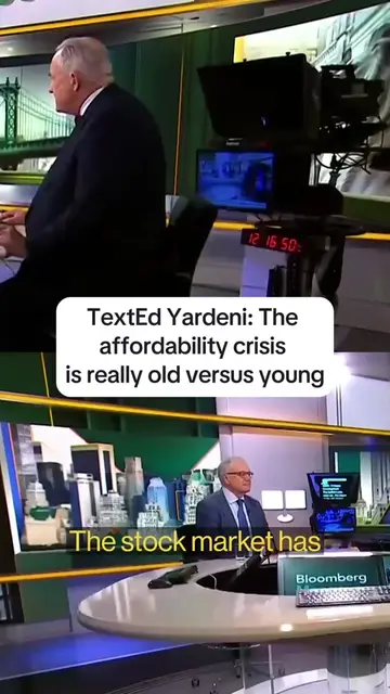 "The affordability crisis is really old versus young. Retiring people, they don'
