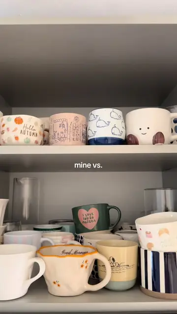 a perfect match honestly 😌 #mugcollection #mugs #girlythings #minevshis #fyp ☕️