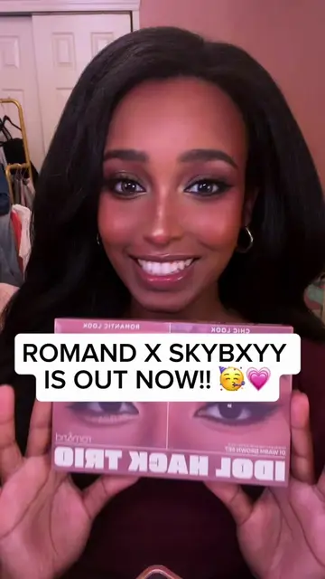IT’S OFFICIALLY HERE!! 😭🤍 the romand x skybxyy idol hack trio is finally live!