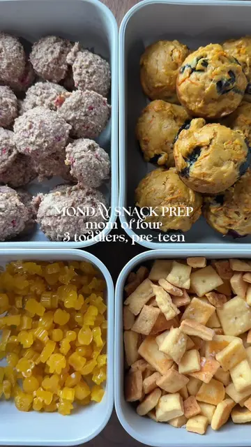 ✨ SNACK PREP MONDAY ✨ 🍓 Raspberry Bliss Balls Ingredients • 2 cups rolled oats 